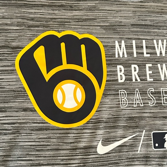 Nike Dri-FIT Velocity Practice (MLB Milwaukee Brewers) | Mens Size L - Picture 5 of 9